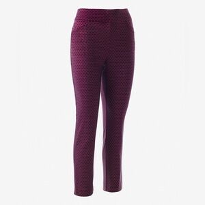 Chico’s Chevron Multi-Shine Josie Slim Ankle Pants, size 0, new with tags